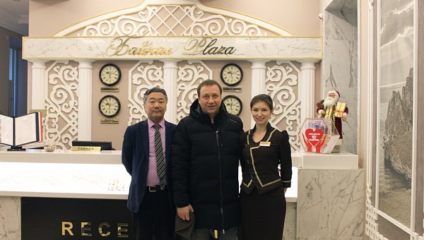 Георгий Дронов в гостинице Байкал-Плаза