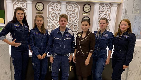 Женская пилотажная группа «Барсы» в отеле «Байкал Плаза»